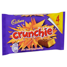 Load image into Gallery viewer, Cadbury Crunchie (4 x 26.1g Chocolate Bars) 104.4g UK / British Chocolate
