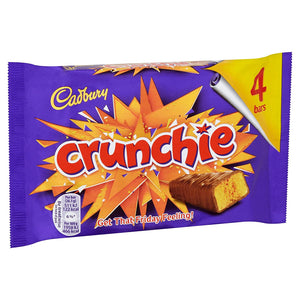 Cadbury Crunchie (4 x 26.1g Chocolate Bars) 104.4g UK / British Chocolate