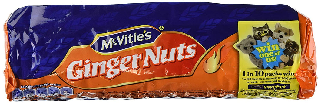 Mcvities Ginger Nuts 250 Gram - Pack of 6