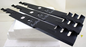 Rotary 54" 12733 Lawnmower Blade Set (3) Hustler 797704 797712 5/8" CH