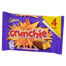Load image into Gallery viewer, Cadbury Crunchie (4 x 26.1g Chocolate Bars) 104.4g UK / British Chocolate
