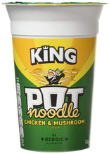 Load image into Gallery viewer, Pot Noodle King Chicken and Mushroom Flavour 117 g
