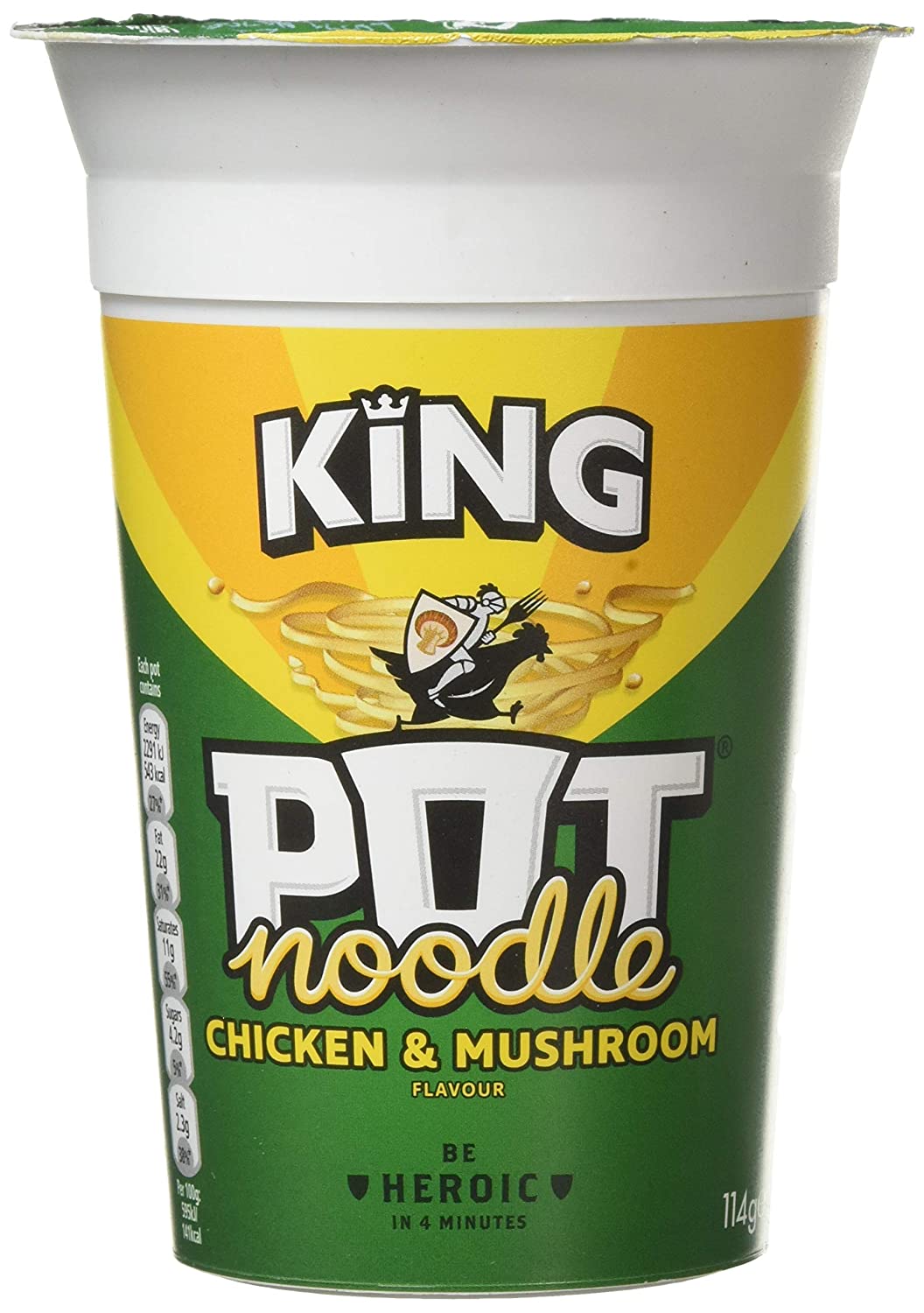 Pot Noodle King Chicken and Mushroom Flavour 117 g