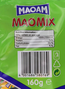 Maoam Mao Mix 160 g (Pack of 12)