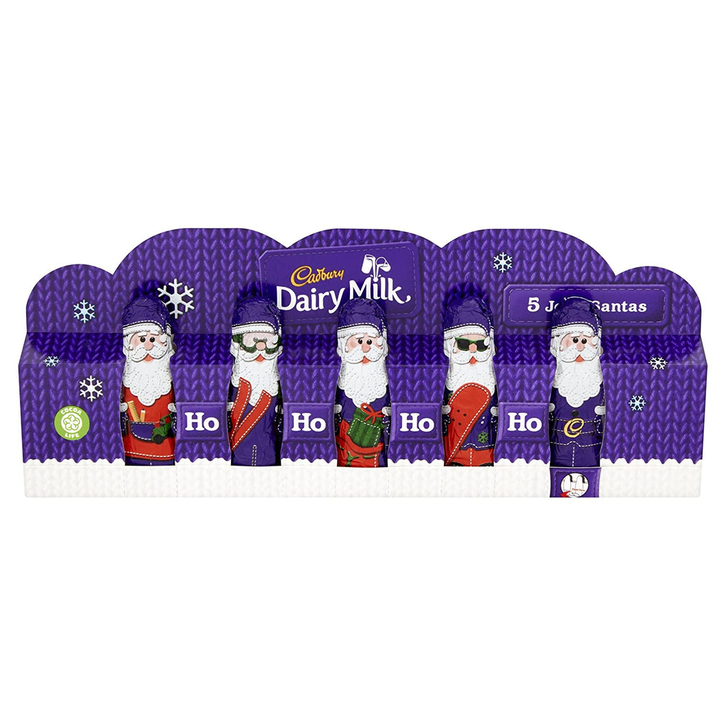 Cadbury Dairy Milk Mini Hollow Santas 5 X 15g (75g)