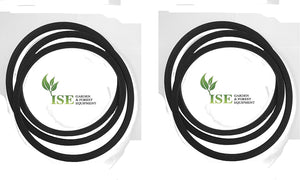 ISE Replacement Drive Belt and Deck Belt for Cub Cadet 1016 RD-E Replaces Part Numbers: 754-04222 and 754-04087