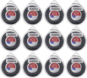 12 Pack of Vortex Trimmer Line 12161, 0.095 X 115' 1 LBS Donuts