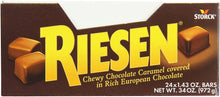 Load image into Gallery viewer, Riesen Chewy, Chocolate Caramel, 1.43 Ounce (Pack of 24)
