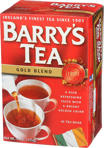 Barry's Tea, Gold Blend, 40-Count (Pack of 12)