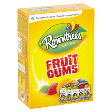 Load image into Gallery viewer, Rowntrees Fruit Gums Carton 125g
