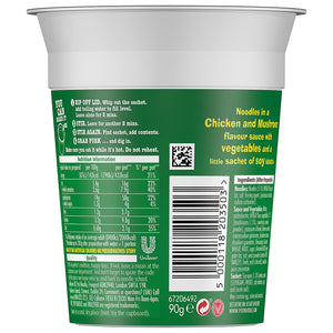 Pot Noodle Chicken and Mushroom 90 g (Pack of 12)