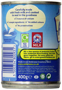 Ambrosia Devon Rice Pudding, 14.1-Ounce Can (Pack of 4)