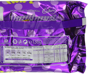 Original Cadbury Twirl Candy Bars Imported from the UK England Twirly Milk Chocolate Fingers Covered In Smooth Cadbury Milk Chocolate Bars Candy For An Afternoon Treat For That Chocolate Escape