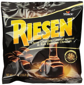 Riesen Chewy, Chocolate Caramel, 1.43 Ounce (Pack of 24)