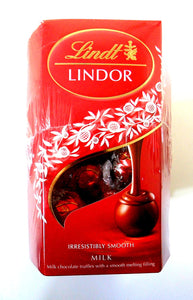 Lindt LINDOR Milk & Orange Chocolates Truffles(4 pack of 200g)
