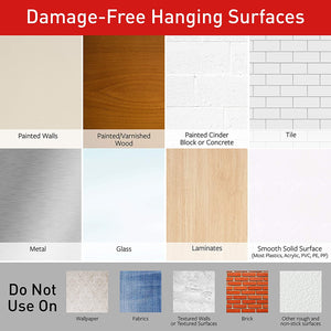 Command Picture Hanging Strips Value Pack, 12 Pairs: 8-Medium, 4-Large Pairs, Decorate Damage-Free