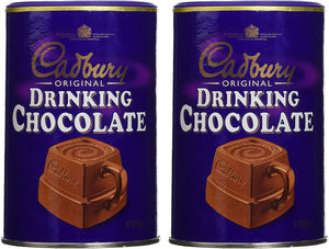 Cadbury Drinking Chocolate 9oz tub 250g (Pack of 2)