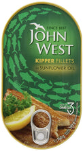 Load image into Gallery viewer, John West Kipper Fillets in Sunflower Oil, 5.6 Ounce
